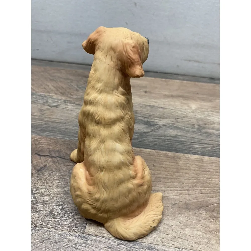 Sitting Golden Retriever Dog Statue Animal Garden Home Decor‎